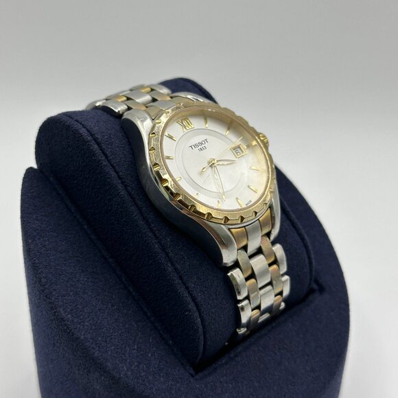 Vintage Tissot Swiss Quartz Two Tone Wrist Watch T072210A - Picture 2 of 7